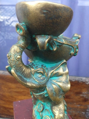 Estatua Elefante Fortuna Ganesha 21cm Solo X Pedido Garantía