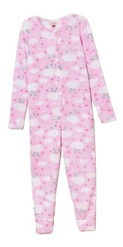 Pijama Nena Mono Manga Larga Clouds Mini Promesse Mp20048