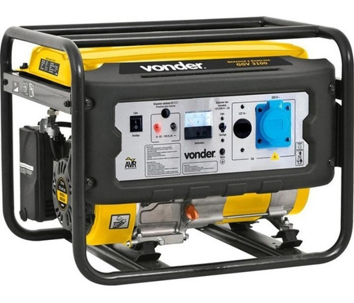 Gerador portátil Vonder GGV 3100 3100W monofásico com tecnologia AVR 110V/220V