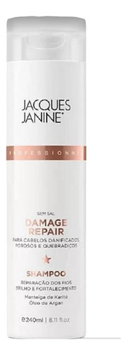 Shampoo E Condicionador Damage Repair 240ml Jacque Janine