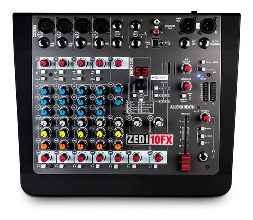 Allen And Heath Zedi10 Fx Mixer 8 Canales 4 Mono 2 St Usb Ef