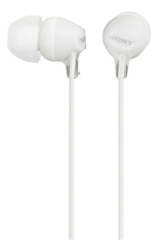 Audífonos Sony Mdr Ex15lpb In Ear Jack 3.5mm Blanco
