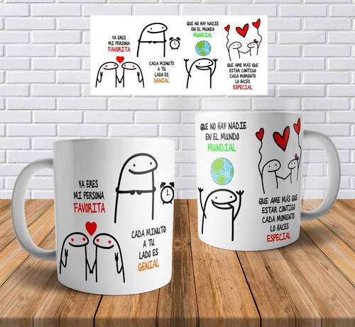 Plantilla Diseño Flork Mi Persona Favorita Sublimar Tazas