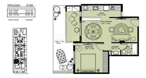Imagen 17 de 17 de Depto 1 Dorm. De Categoria En Venta (zona Dinomall Ruta20)