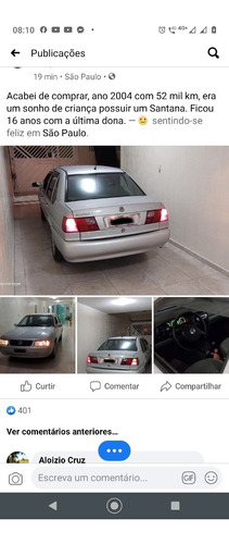 Volkswagen Santana 2004 1.8 4p Gasolina