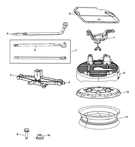 Manilla Rueda Repuesto Mopar Ram 1500 3.6l 2012-2019