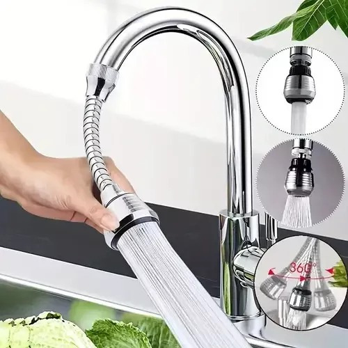 Grifo Tubo Extencion 360 Grado Rociador Extensor Cocina Baño