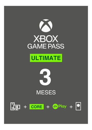 Game Pass Ultimate 3 Meses Garantizados!!! Mx