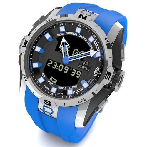Relógio Roamer Trekk Master Expedition Swiss Made Safira