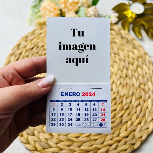 Mini Calendarios Personalizados 12 Unidades