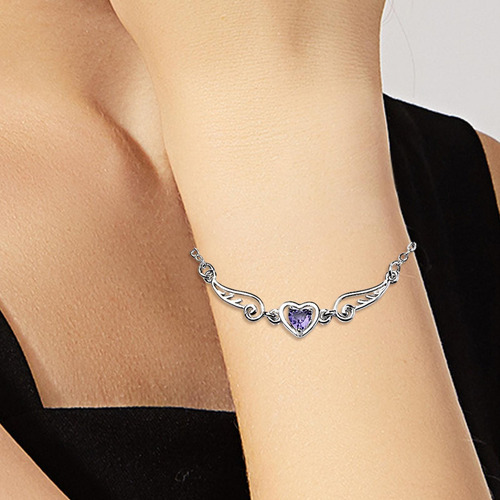 B Pulsera De Corazón De Diálogo Dianosa San Valentín