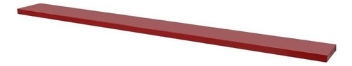 Prateleira 80 X 10cm Vermelha Suporte Invisível Cor Vermelho