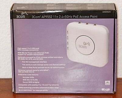Imagen 5 de 5 de Access Point Wifi 3com/hp Airconnect 9552 Dual Band Giga Poe