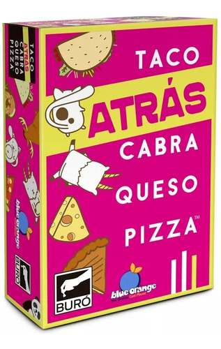 Taco Atras Cabra Queso Pizza Juego Cartas Buro Bureau