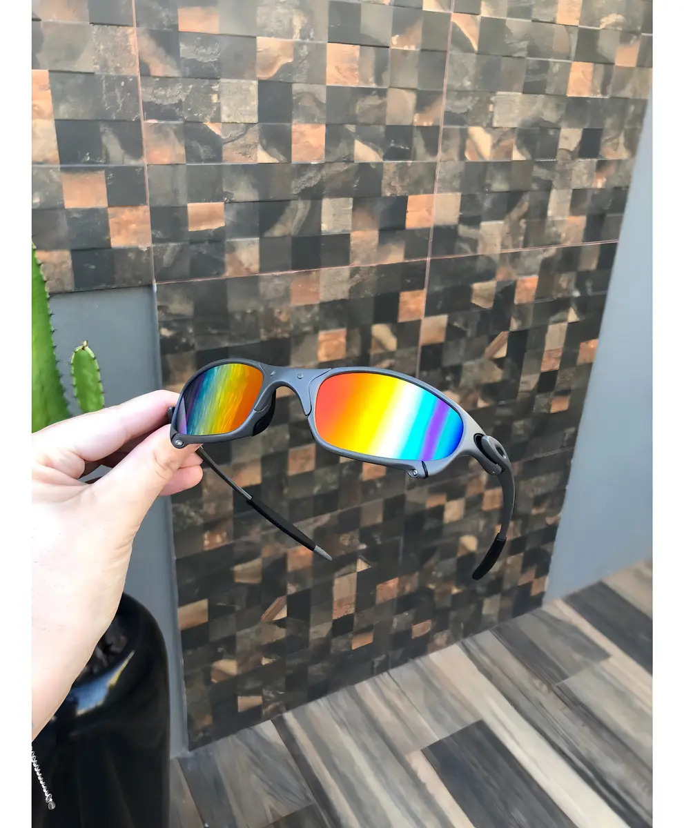 Óculos JUliet Metal Ferro Lupa Mandrake 24K Mc Top Arco Iris