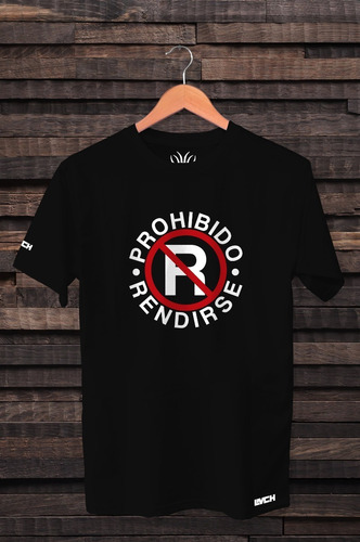 Playera Para Hombre  Prohibido Rendirse 