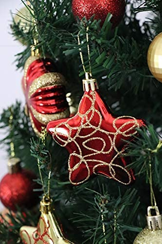 Pack Lujo 73 Adornos Navideños Inastillables En Paquete Reut
