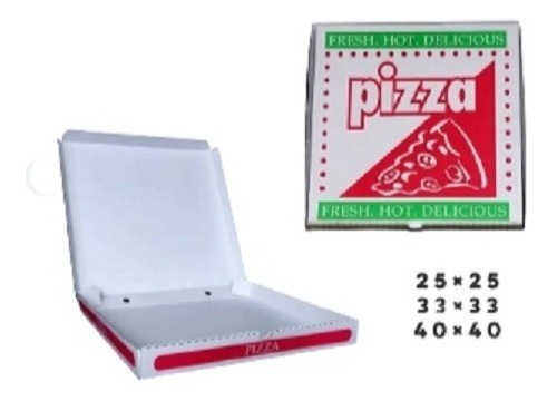 Cajas Para Pizza Carton Microcorrugado 40x40 Cms