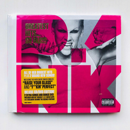 Pink Greatest Hits So Far Súper Deluxe Cd Dvd Hardbook Nuevo