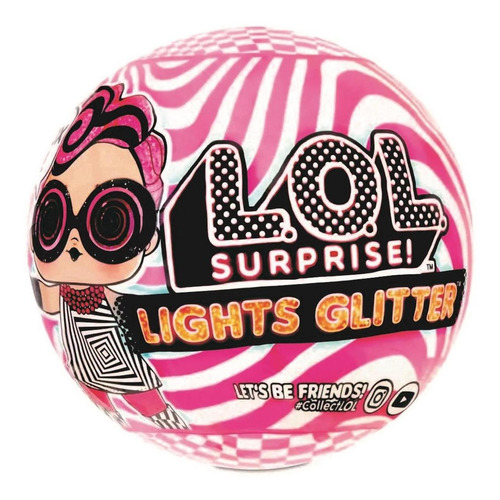 Boneca Lol Surprise Lights Glitter 8 Surpresas Candide