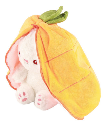 Manta De Peluche Reversible Con Forma De Conejito De Zanahor