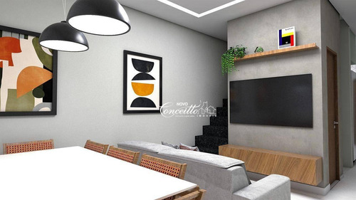 Imagem 3 de 12 de Sobrado Com 2 Dormitórios C/02 Suítes À Venda 100 M² Por R$ 370.000 - Vila Guarani - Santo André/sp - So0112