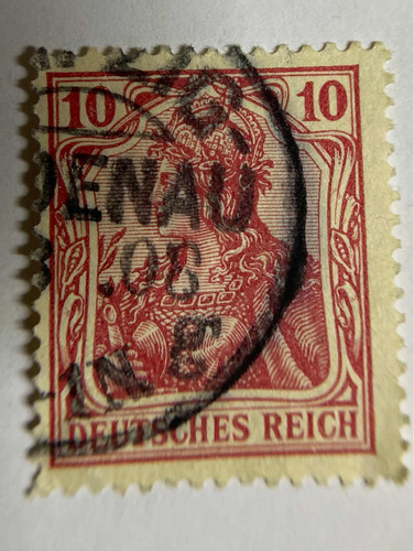 Sello Postal Imperio Alemán Germania 1922