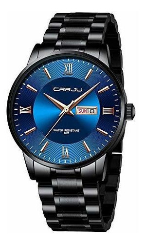 Crrju Business Minimalist Watches For Men,casual Calendar