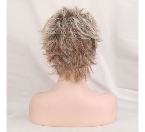2025 Pelucas Cortas Marrones Sintéticas For Mujer Cabello