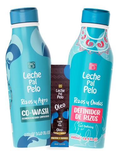 Combo Rizos Perfectos Leche Pal - mL a $225