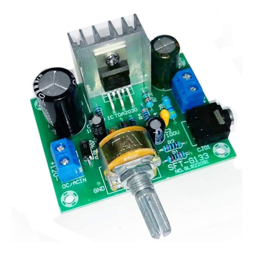 Módulo Amplificador Audio Mono 18w Clase Ab Tda2030 - Nuevo