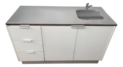 Combo 1,20mts Bajomesada + Alacena + Bacha Elle Table`s Ac