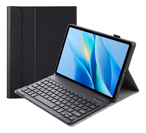 Funda Negra De Poliuretano Con Teclado Para Vivo Pad Air/iqo