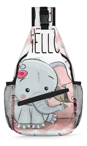 Meathur Hello Elephant Bird Butterflys Sling Mochila Viaje