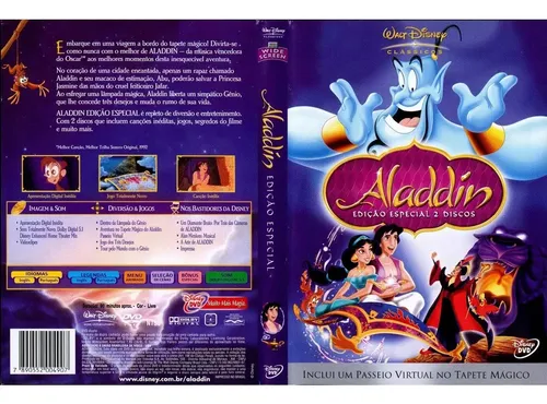 Dvd Aladdin - Disney 1992 | MercadoLivre