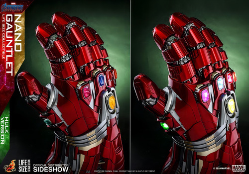Hot Toys Avengers Endgame Nano Gauntlet Hulk Escala 1:1