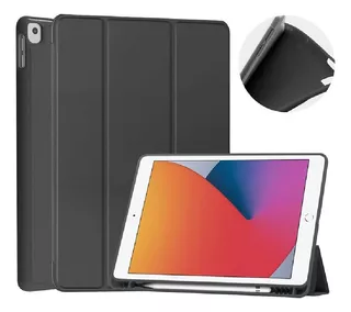 Funda Para Huawei Mediapad Imantada + Portalápiz Negra