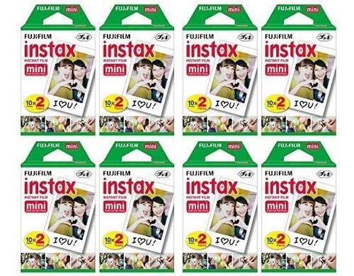 Fujifilm Instax Mini Película Instantánea 8 Paquetes Gemelos