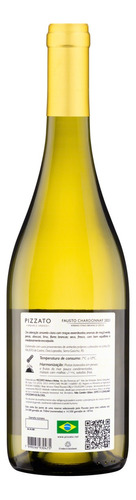 Vinho Chardonnay Pizzato Fausto 2021 750 ml