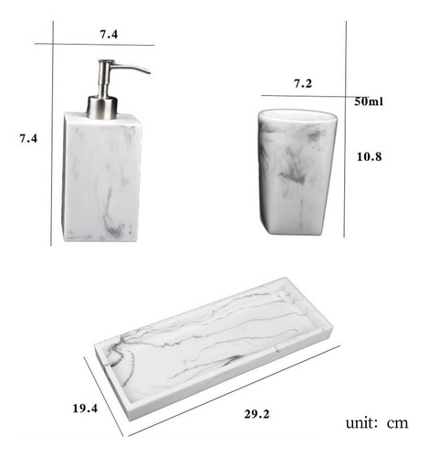 Juego De Accesorios De Baño, Dispensador De Jabón,