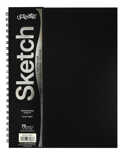 Pacon  Poly Cover Sketch Book, Peso Pesado, 12  X 9 , 7...