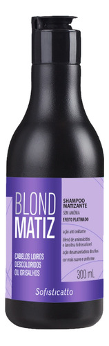 Shampoo Blond Matiz Desamarelado Anti Oxidante Sem Amonia