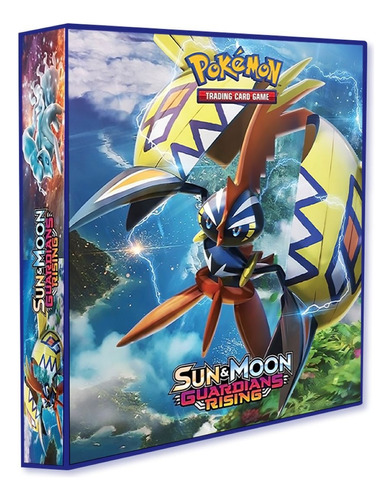 Álbum Pasta Fichário Pokémon Sun & Moon Guardians Rising