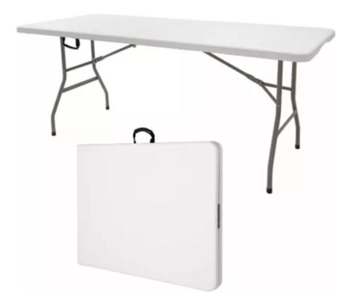 Mesa Plegable 1.8m Jardin Camping Exterior Comedor