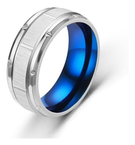 Anillo Argolla Para Hombre Fabricado En Acero Inoxidable