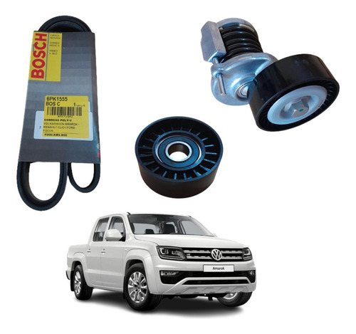 Kit Tensores Poly V Amarok 2.0 Tdi Desde 2010 Al 2016