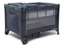 Comprar Practicunas Cuna Corralito Con 3 Alturas Cambiador Y Bolso Color Turquesa Diseño De La Tela Liso