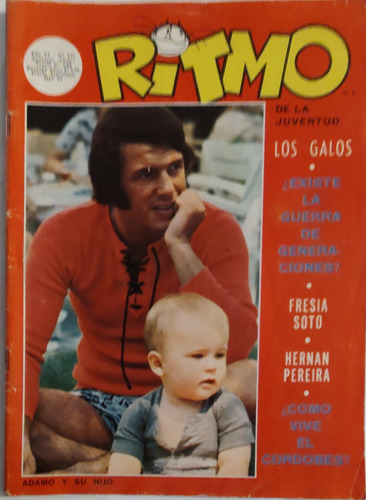 Revista Ritmo N°271 Adamo Y Su Hijo Póster De S. S(aa1057