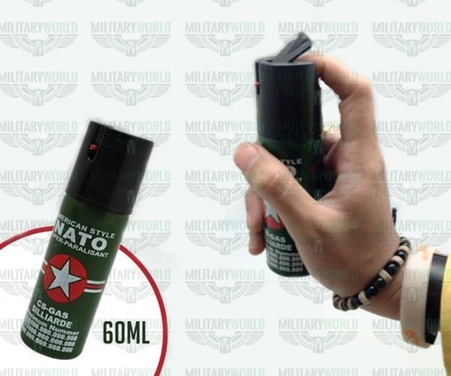 Imagen 5 de 5 de Kit Policial Linterna Led Zoom + Gas + Baston + Cuchillo