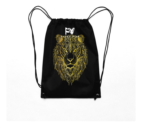 Mochila Morral Tigre Dorado/mochila Estampado/unisex/mochilas/bolsas